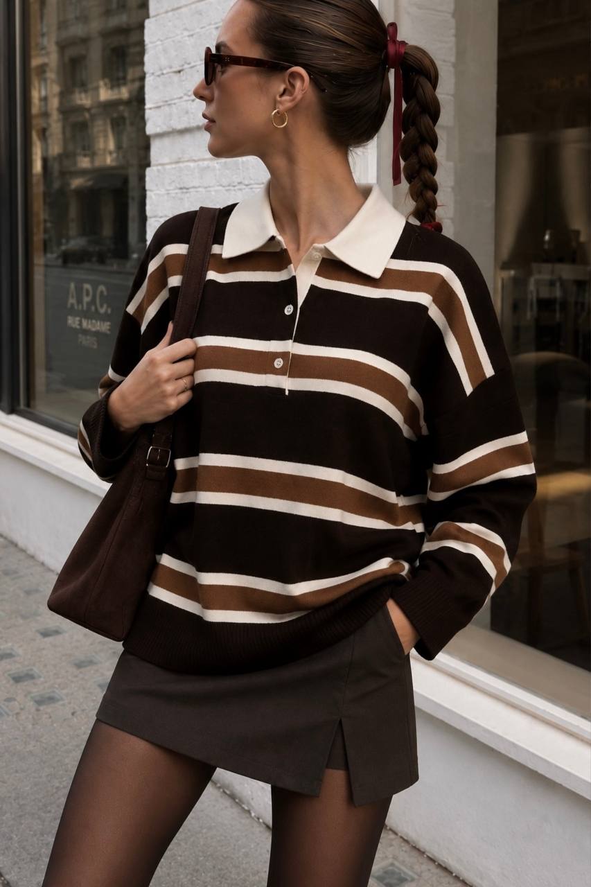 The Fine Stripe Polo