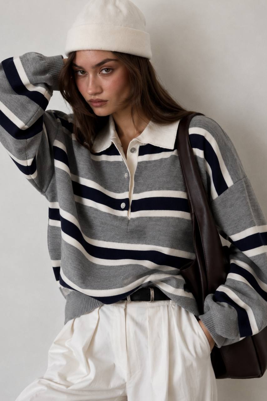 The Fine Stripe Polo