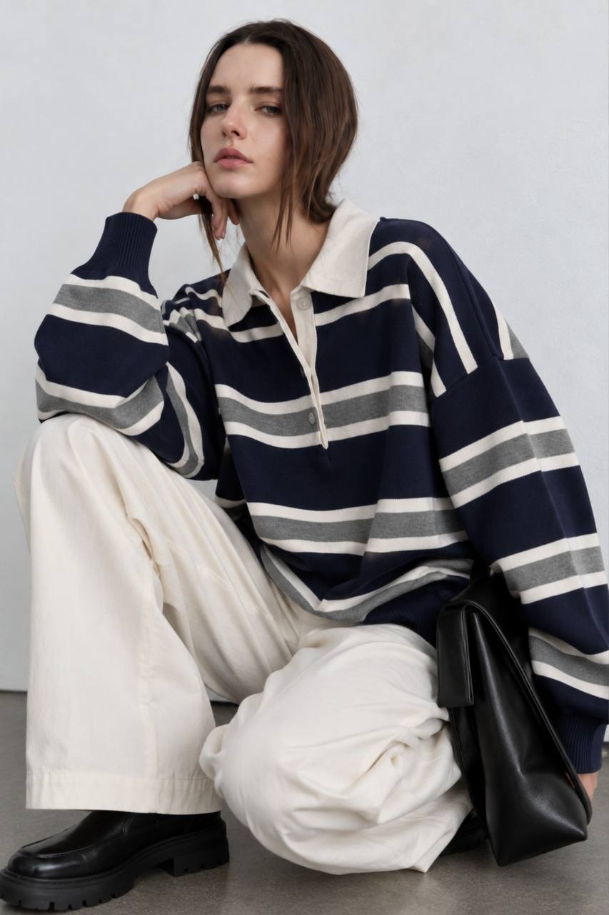 The Fine Stripe Polo