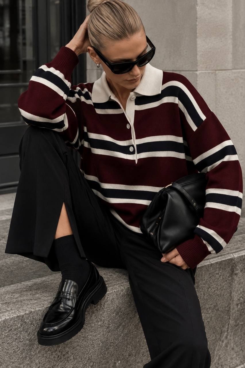 The Fine Stripe Polo