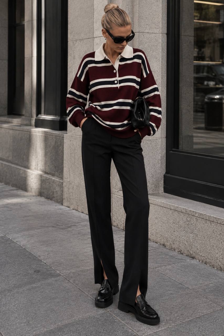 The Fine Stripe Polo