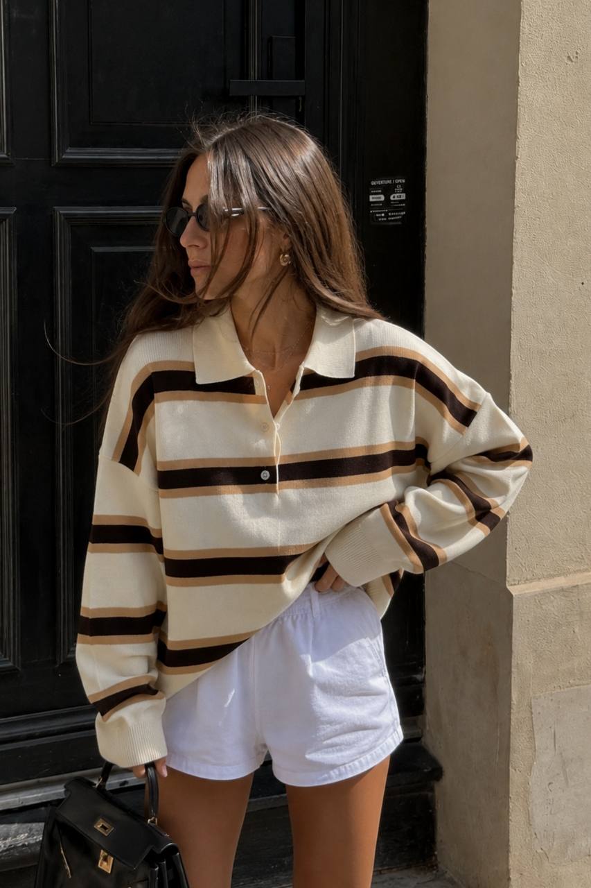 The Fine Stripe Polo