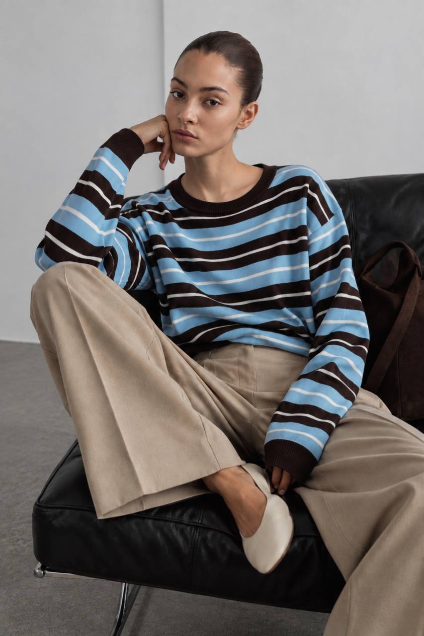 The Multi Stripe Sweater