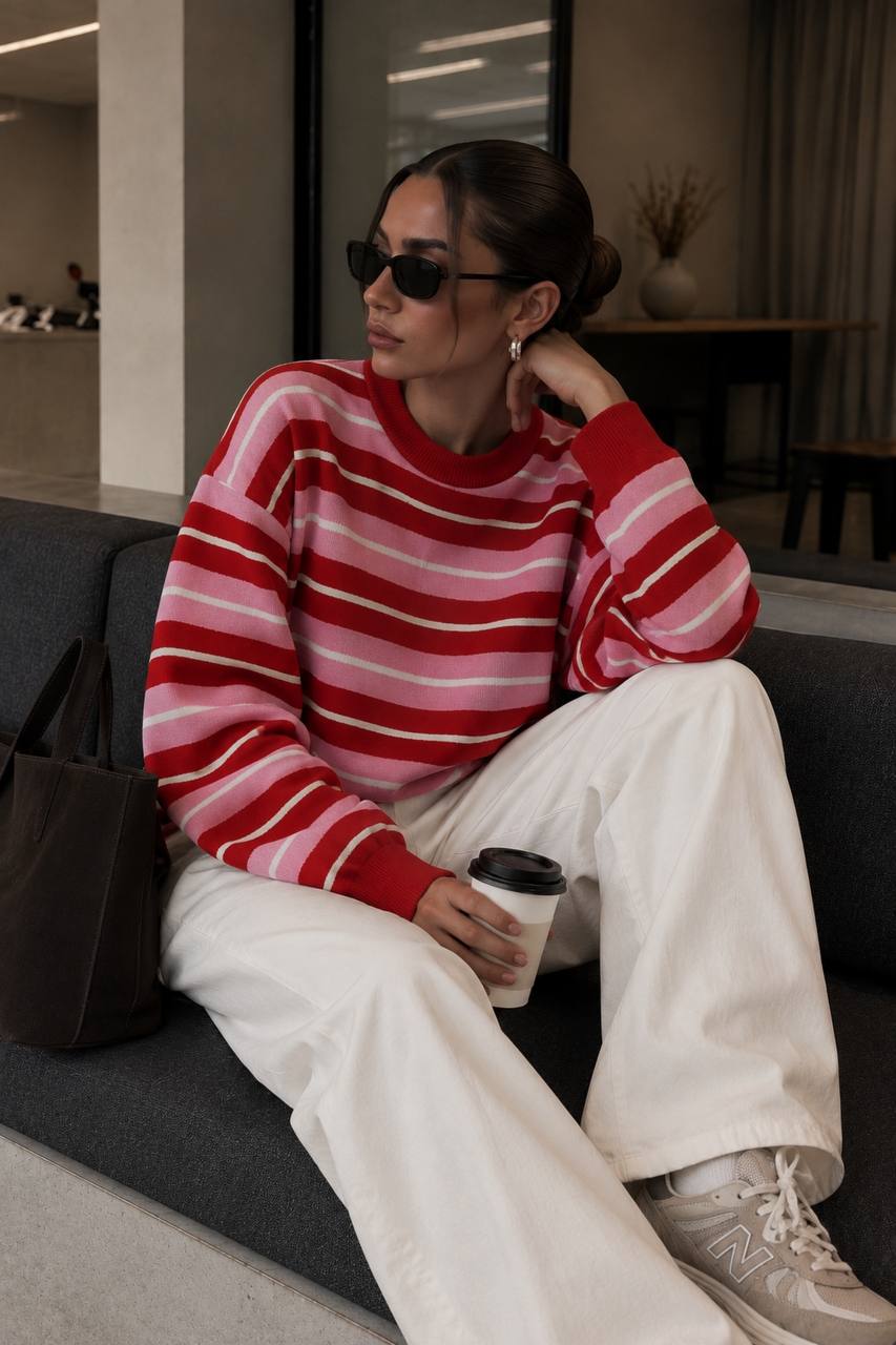 The Multi Stripe Sweater